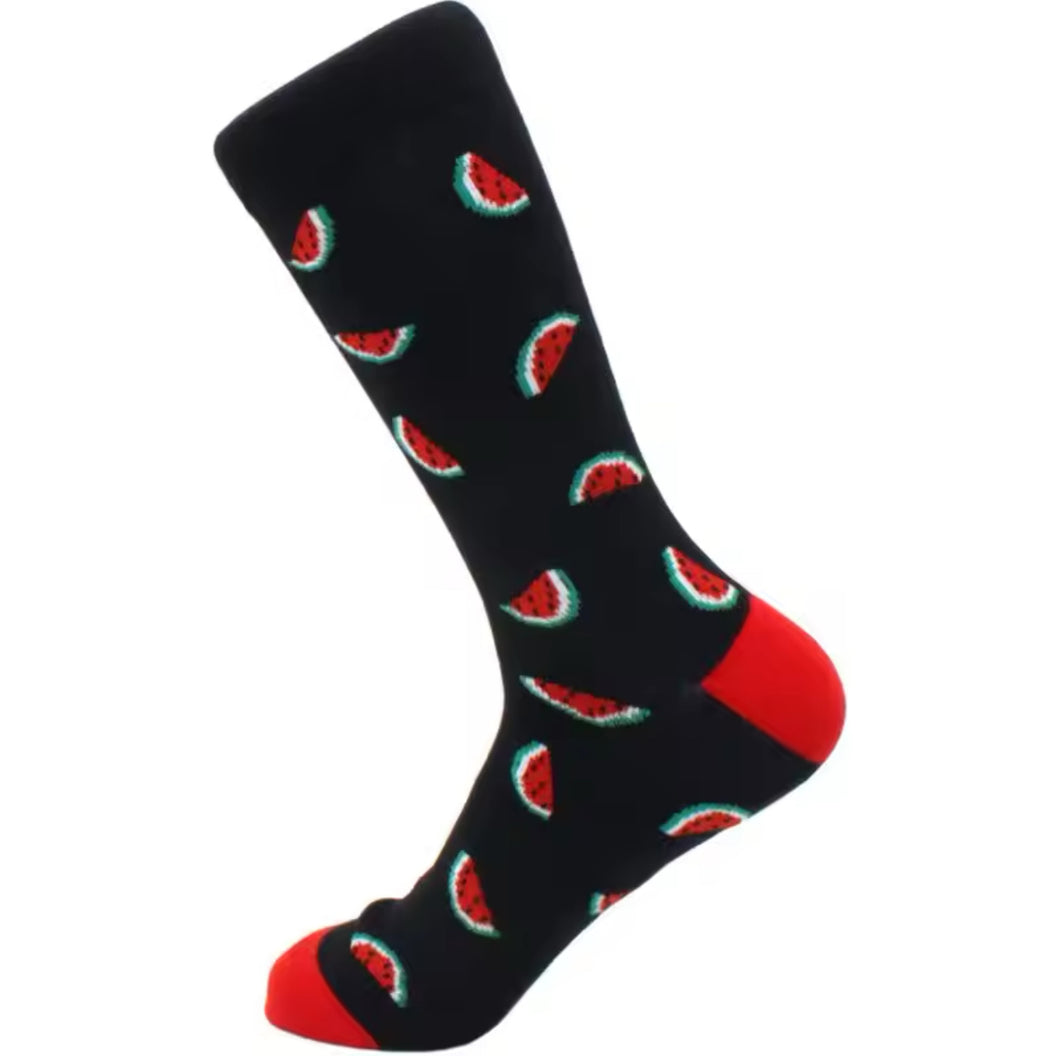 Watermelon Slices Crazy Socks