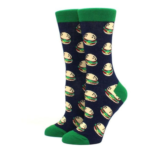 Burgers Crazy Socks - Crazy Sock Thursdays