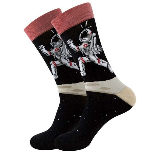 Space Sprint Crazy Socks - Crazy Sock Thursdays